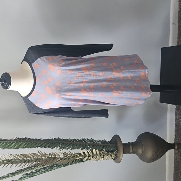 LuLaRoe Randy Baseball Tee with Floral Print - Picture 1 of 11
